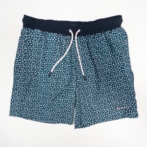 Ben‎ Sherman Floral Swim Trunks Elastic Mesh Liner Waistband Drawstring Mens M